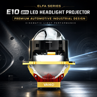 VAHID Nouveau Kit de Rénovation et de Mise à Niveau de Phares de Voiture Universel 3.0 Pouces Bi-LED à Lentille de Projecteur, Faisceau Haut/Bas, 9300LM, 12V, 60W, LHD/RHD