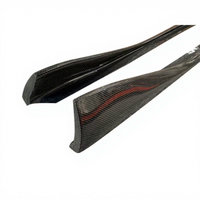 Extension de bas de caisse latérale en fibre de carbone pour Toyota GR Supra A90 MK5 2019-2022, pour l'amélioration esthétique du coupé sport