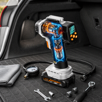 Gonfleur de pneus compact pour voiture et compresseur d'air haute précision avec manomètre numérique pour usage quotidien des véhicules