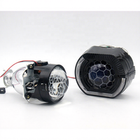 Lentille de projecteur bi-xénon H1 de 2,5 pouces avec yeux de démon RGB
