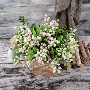 CallaFloral Ramas de Aceitunas Artificiales Blancas, Rojas y Verdes para Decoración Interior, Suministros de Manualidades, Fruta de la Fortuna, Material de Espuma - Product Image 1