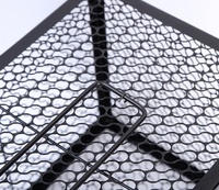 Piège à souris et rongeurs en cage métallique noire, capture vivante et sans cruauté, pour le contrôle des animaux