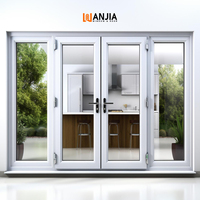 Portes en vinyle sur mesure en gros, directement de l'usine, portes d'entrée en PVC, cadres blancs, portes battantes en UPVC