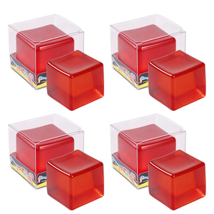 Pelota Antiestrés de Maltosa Roja Cuadrada - Juguete Sensorial de Descompresión de Rebote Lento para Todas las Edades - Product Image 2