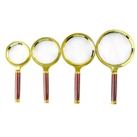 10X Handheld Magnifier Magnifying Glass for Reading Book Inspection Coins Insects Rocks Map Crossword Puzzle