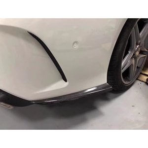 Para Mercedes Benz W117, divisor de parachoques trasero de carbono Real, apariencia de clase CLA, Kits de carrocería mejorados, divisor de estilo <span class=keywords><strong>FD</strong></span> de fibra de carbono - Product Image 6