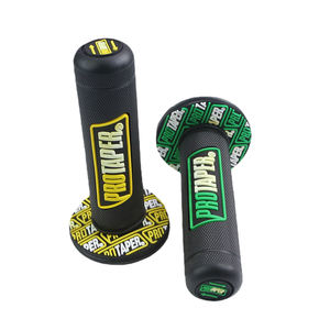 Poignées universelles de haute qualité, fond noir, multicolores, PRO, antidérapantes, en caoutchouc, pour vélo, scooter, vélo électrique, moto, guidon - Product Image 5