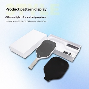 مضرب تنس CRBN من الجيل الرابع مصنوع من ألياف الكربون T700 مع نواة رغوية للرياضات الخارجية واللياقة البدنية والتدريب الاحترافي، وزن 225 جرام - Product Image 3