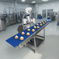 Mesin Pengisi Makanan Roti Otomatis Penuh Bertenaga Listrik Baru dengan Kontrol Layar Sentuh dari Baja Anti Karat