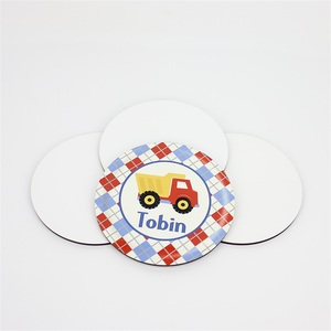 Custom MDF Wooden Coaster with Cork Sublimation Blank Made from Ceramic Material