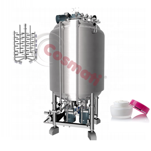 Homogeneizador de líquidos de 10000 <span class=keywords><strong>litros</strong></span> y <span class=keywords><strong>20</strong></span> toneladas, tanque mezclador con camisa y potentes agitadores de mezcla - Product Image 2