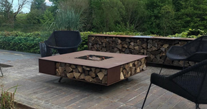 Cheminée extérieure multi-combustibles sur mesure pour projets de villas et d'hébergements touristiques - Product Image 3