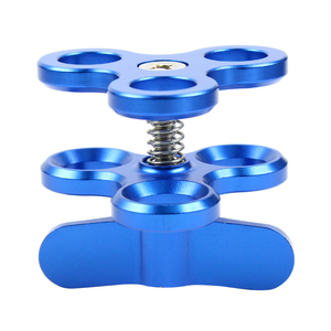 FEICHAO Bola de aleación de aluminio abrazadera de buceo soporte Cámara subacuática accesorios de fotografía para <span class=keywords><strong>Gopro</strong></span> para Insta360 para DJI Action - Product Image 4