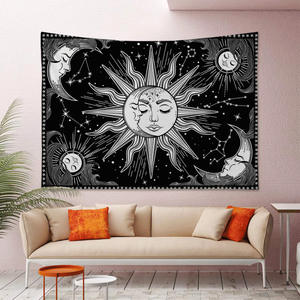 L'usine fournit directement la maison chambre murale décorative logo impression coton polyester tissu <span class=keywords><strong>tapisserie</strong></span> personnalisée - Product Image 2