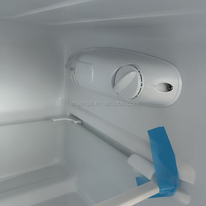 Black Two Door US 110V Small <b>Refrigerator</b> Apartment Freezer <b>Refrigerator</b> Unit With Light Household Beverage Cabinet Rapid Freeze - Product Image 3