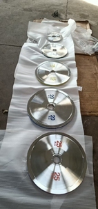 Placas de barra de levantamiento de pesas y powerlifting de acero completo Proceso de espejo de galvanoplastia de 4 capas Placa de peso de acero de goma duradera - Product Image 2