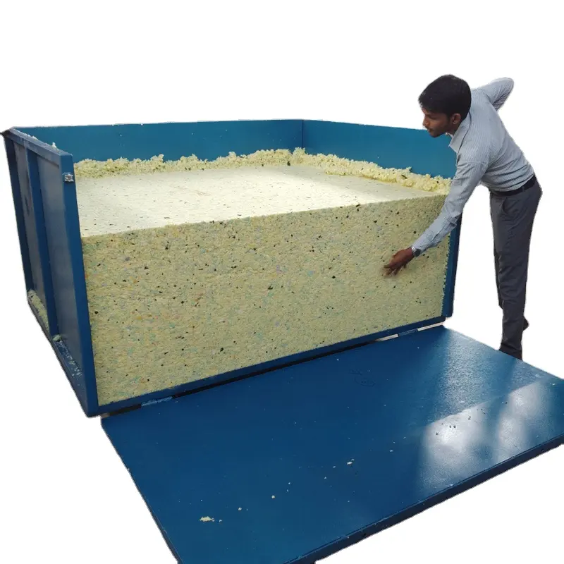 China Factory Direct Best Selling Verspild Schuim Rebonding Machine Recycle Foam Tweede Gebruik Foam Maker