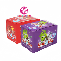 Venta al por mayor de gomitas en rollo OEM, caramelos personalizados surtidos con sabor afrutado, caramelos suaves en rollo de gelatina CC para niños