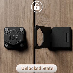 Security Zinc Keyless Password Combination <b>Lock</b> 3 Digit Furniture <b>Lock</b> Easy Installation Bedroom <b>Bathroom</b> Hotel Use European - Product Image 5
