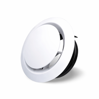 Diffuseur de ventilation de plafond pour unité de traitement d'air (UTA) de système CVC en ABS, pour l'air de retour, design moderne pour appartements