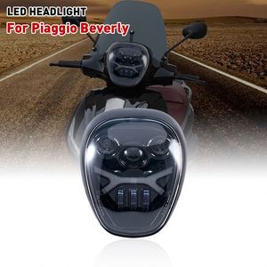 ไฟหน้า LED DRL ยี่ห้อ Yongjin รุ่น Stable Performance พร้อมไฟสูง/ต่ำ สำหรับรถสกู๊ตเตอร์เวสป้า พิอาจิโอ เบเวอร์ลี่ ระบบไฟมอเตอร์ไซค์ - Product Image 2