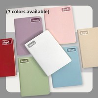Carnet professionnel en PU avec 96 feuilles, couverture texture litchi, journal personnalisable pour le bureau et les étudiants