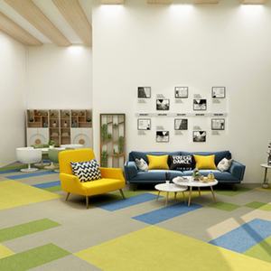 กระเบื้องพรมถักแบบใหม่ ดีไซน์ทันสมัย ผลิตจากไนลอน เป็นมิตรกับสิ่งแวดล้อม ป้องกันการลื่น ใช้ปูพื้นภายนอกอาคาร สวยงาม ทันสมัย ปลอดภัยต่อสุขภาพ และให้ความสบาย - Product Image 1