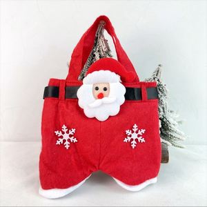 Factory Wholesale <b>Christmas</b> Candy Treat <b>Bags</b> Santa Pants Gift <b>Bags</b> <b>Christmas</b> Decorations Gift <b>Bags</b> - Product Image 3