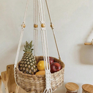 Artilady Macramé Bohème Tressé Grand Porte-Plante Suspendu Support de Pot de Fleurs Écologique pour Cuisine, Salon, Mur Végétal - Product Image 2
