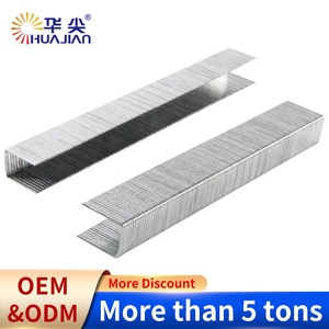 20ga khí nén ốc vít thép 9mm Stapler pins với chân thép gai & đôi đầu phong cách 1006j/1008j/1010j/1013J/1016j <span class=keywords><strong>Staples</strong></span> - Product Image 4