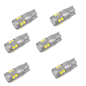 Signal lumineux intérieur Led, ampoule blanche, accessoire de voiture, lumière de recul, ampoule T10 3030 9SMD, 168 W5W, DC12V 24V, T10 <span class=keywords><strong>194</strong></span> - Product Image 2