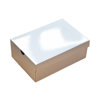 Boîtes en papier ondulé noir personnalisées pour sous-vêtements, chaussures, chaussettes, fourrure-Design unique avec gaufrage pour l'expédition et l'emballage de cadeaux