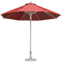 Parasol de jardin extérieur en aluminium pour glamping, résistant aux UV, en polyester imperméable, pour villa et loisirs en plein air