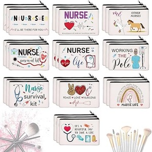 <b>Nurse</b> Gifts Zipper Pouch Cosmetic <b>Bag</b> Fashion Travel Toiletry <b>Bag</b> for <b>Nurse</b> Cosmetic Organizer Pouch for Women - Product Image 3