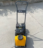 Compacteur à plaque vibrante MP12, 5,5 CV, à essence, pour le compactage du sol, l'asphalte et l'entretien routier
