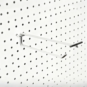 Siêu thị hiển thị tổ chức <span class=keywords><strong>Pegboard</strong></span> móc 200mm kim loại đục lỗ móc để tổ chức kệ - Product Image 2