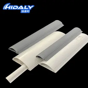 Ce Tùy Chỉnh Kích Cỡ Cách Điện Nửa Mặt Trăng Pvc Cáp Vỏ/Dây Điện Nhựa Kênh Trên Sàn