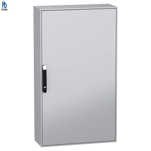 Nsysm16840 Armario de 1 Puerta, con Piso de Placa de Acero, IP 55, 800 mm, Gris Opaco 400 mm, Panel Serie SM 1600 mm - Product Image 1