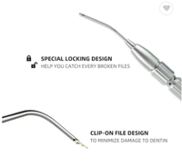 Kit d'extraction de fichiers endodontiques cassés, fourni par l'usine