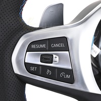 Volant en cuir semi-perforé personnalisé pour BMW X3 G01 X4 G02 G20 M340i G30 G31 M2 G87 M3 G80 M4 G82 M5 F90 X5M F95