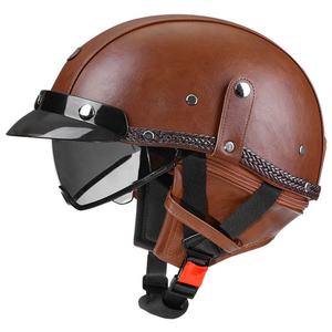 Casco Retro de Estilo Japonés con Certificación 3C, para Hombres y Mujeres, para Todas las Estaciones, para Motocicleta y Scooter, Casco de Verano - Product Image 4