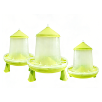Mangeoire automatique pour volailles de 4 kg à 8 kg, seau d'alimentation pour pigeons, poulets, canards, oies, équipement d'alimentation en plastique pour volailles