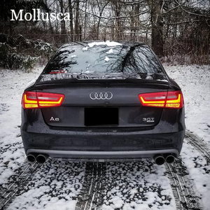 สปอยเลอร์หลังคาร์บอนไฟเบอร์ทรง M4 สำหรับรถ A6 C7 Sedan ปี 2012-2015 - Product Image 6