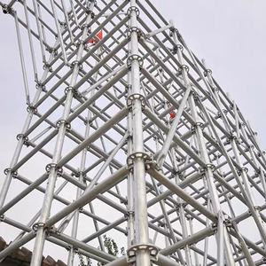 International Standards Layher Ringlock Scaffolding System Q235 Hot <b>Dipped</b> Galvanized Steel Ring Lock Scaffolding - Product Image 2