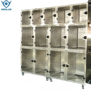 <span class=keywords><strong>Jaula</strong></span> de acero inoxidable para gatos, <span class=keywords><strong>jaula</strong></span> de oxígeno para perros y gatos - Product Image 3