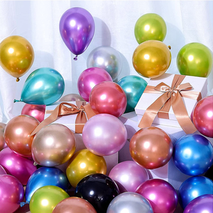 12 pouces Métal Perle Latex Ballons Épais Chrome Métallique Ballons Globos Décoration De Fête D'anniversaire - Product Image 1