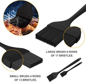 Cepillos de Silicona de Alta Calidad para Hornear, Cepillos de Repostería de Grado Alimenticio, Utensilios de Cocina Premium Resistentes al Calor para Pincelar con Aceite - Product Image 3