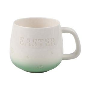 Custom <strong>Easter</strong> Themed Gradient Ceramic <strong>Mug</strong> - Embossed Pattern Coffee Cup for Gift &amp; Daily Use - Product Image 1