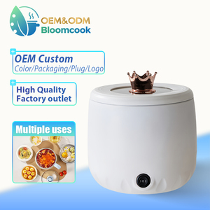 2025 Bloomcook OEM Healthy Small Capacity Integrated Cooker Fast Heating <b>Non</b>-<b>stick</b> Portable Electric Gas RV Cooking Hot <b>Pot</b> - Product Image 6