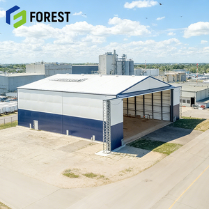 Estructura de Acero para Hangares de Aviones, Diseño de Marco de Portal, Calidad de Exportación para Logística Aeronáutica - Product Image 1